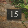Personalised House Number Made From Recycled Plant Pots, thumbnail 1 of 6