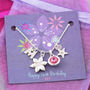 Blossom Charm Necklace, thumbnail 1 of 6