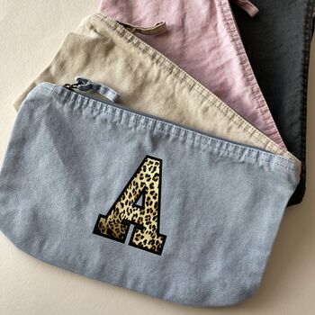 Personalised Leopard Print Accessory Bag, 3 of 3
