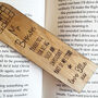 Personalised Wooden Bookmark For Teacher Appreciation, thumbnail 7 of 10