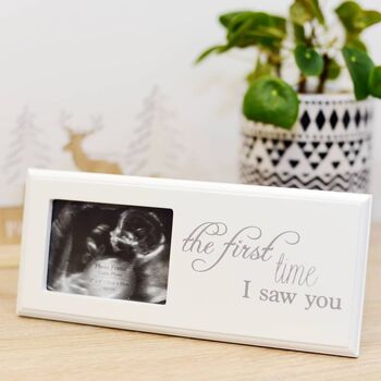 A New Life Begins Baby Ultrasound Scan Photo Frame, 2 of 2
