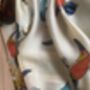Silk Feel Scarf With Parrot Design, thumbnail 2 of 4