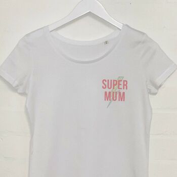 Super Mum Super Baby Mum And Baby T Shirt Set, 6 of 6