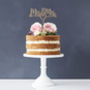 Mrs And Mrs Heart Wedding Cake Topper, thumbnail 4 of 5