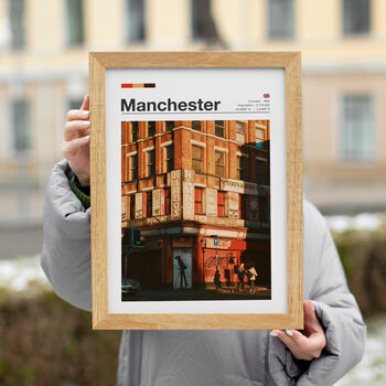 Personalised Minimalist Travel Poster | Manchester, 4 of 6