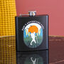Personalised Dad's Adventure Fuel Travel Hip Flask, thumbnail 1 of 2
