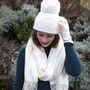 Cashmere Gloves, Hat And Scarf Personalised Gift Set, thumbnail 4 of 10