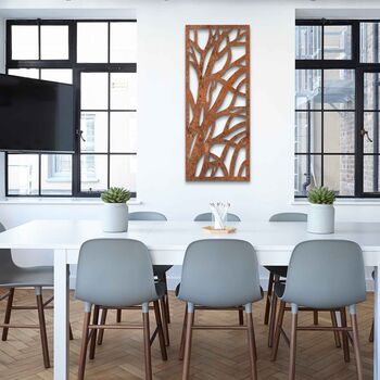 Abstract Tree Metal Wall Art Contemporary Home Decor, 10 of 12