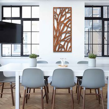 Abstract Tree Metal Wall Art Contemporary Home Decor, 11 of 12