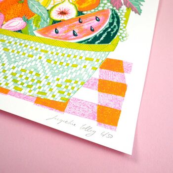 A2 'Fresh Fruits' Silk Screen Print, 6 of 7