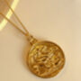 Gold Necklace With Reversible Coin Pendant, Ancient Roman Pendant, thumbnail 2 of 8