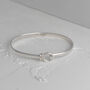 Personalised Silver Bangle Bracelet For Mum, thumbnail 3 of 6