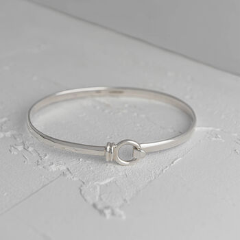 Personalised Silver Bangle Bracelet For Mum, 3 of 6