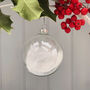 Christmas Feather Bauble Decoration, thumbnail 1 of 4