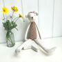 Personalised Linen Soft Toy, thumbnail 2 of 4