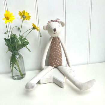 Personalised Linen Soft Toy, 2 of 4
