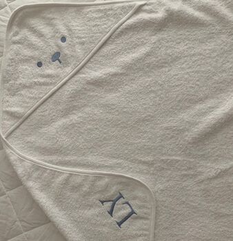 Personalised Baby Bath Towel, 2 of 2