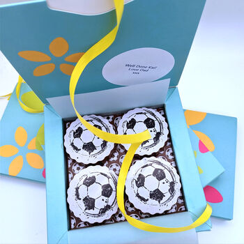 Gift Box Of Football Chocolates For Sports Lovers, 2 of 5