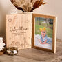 Safari Animals Children's Engraved Photo Frame, thumbnail 1 of 2