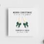 Personalised Christmas Card For Son And Girlfriend, thumbnail 1 of 8