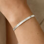 Sterling Silver Triple Herringbone Star Bracelet, thumbnail 1 of 6