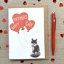 Personalised Tuxedo Cat Mother's Day Card, thumbnail 1 of 2