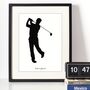 Golf Lovers Personalised Print, thumbnail 3 of 6