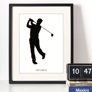 Golf Lovers Personalised Print, 3 of 6