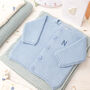 Boys Bubble Knitted Baby Cardigan, thumbnail 11 of 11