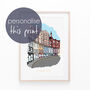 Personalised Edinburgh Cityscape Print, thumbnail 1 of 6