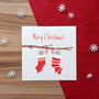 Personalised Mice Christmas Stocking Card, thumbnail 5 of 6