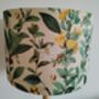 Botanical Print Lampshade With Pink And Yellow Flowers, thumbnail 5 of 8