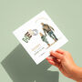 Daughter And Daddy You're My Hero Father's Day Card, thumbnail 1 of 2
