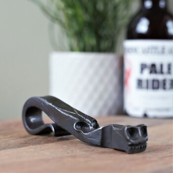 Dragon Head Forged Iron Bottle Opener, 9 of 12
