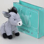 Donkey Snuggly Soft Plush Soft Toy, Gift Bag, thumbnail 2 of 8