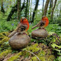 Set Of Two Little Robin Garden Ornaments, thumbnail 4 of 8
