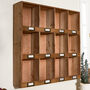 Apothecary Style Wooden Shelf, thumbnail 3 of 5