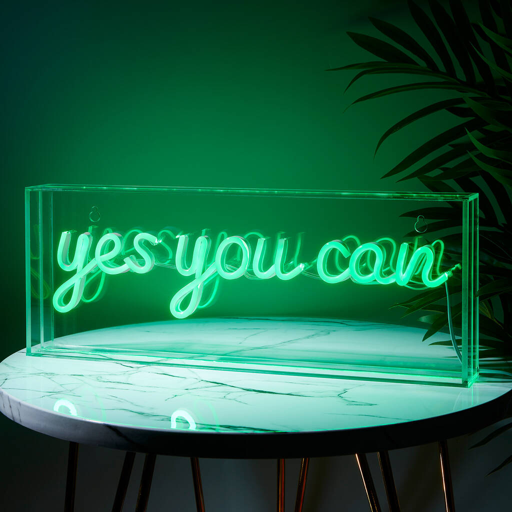 Yes You Can Neon Light By Lights4fun