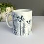 Personalised Mug With Handmade Grasslands Print, thumbnail 4 of 12