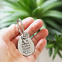 'Thank You For Helping Me/Us Grow' Keyring, thumbnail 2 of 7