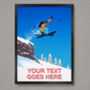 Personalised Ski Jump Poster, thumbnail 1 of 6