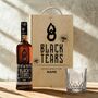 Personalised Black Tears Cuban Rum Gift Set With Glass – Premium Cuban Rum Gift For Him Or Her 70cl, thumbnail 1 of 4
