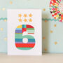 Mini Birthday Number Card, Ages One To Ten, thumbnail 7 of 11