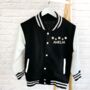 Kids Personalised Daisy Varsity Jacket, thumbnail 2 of 5