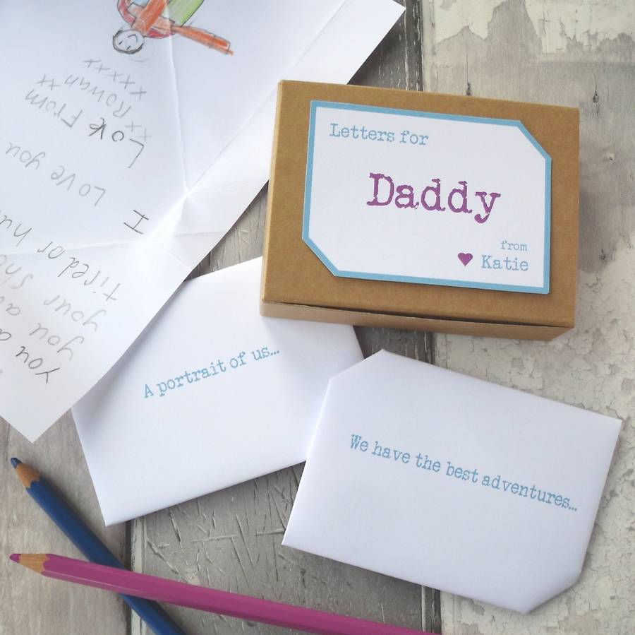 personalised father's day keepsake letters by paperbuzz ...