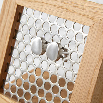 'Hive' Personalised Cufflink Stand, 4 of 6