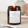 Personalised Apothecary Candle For Mum, thumbnail 1 of 10