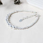 70th Birthday Bracelet, Beatrice, Sterling Silver, thumbnail 2 of 6