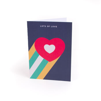'Lots Of Love' Greetings Card, 3 of 4