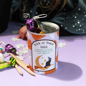 Personalised Halloween Sweet And Activity Tin, 5 of 5